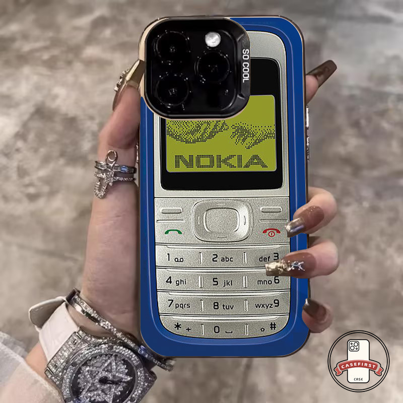 สีฟิติเรโทรเทรนด์ยี่ห้อโนเกียอ่อน เคส Samsung A05s A14 A60 A55 A03s A15 A24 A03 A54 A04s A05 A13 A34 A02s A21s A32