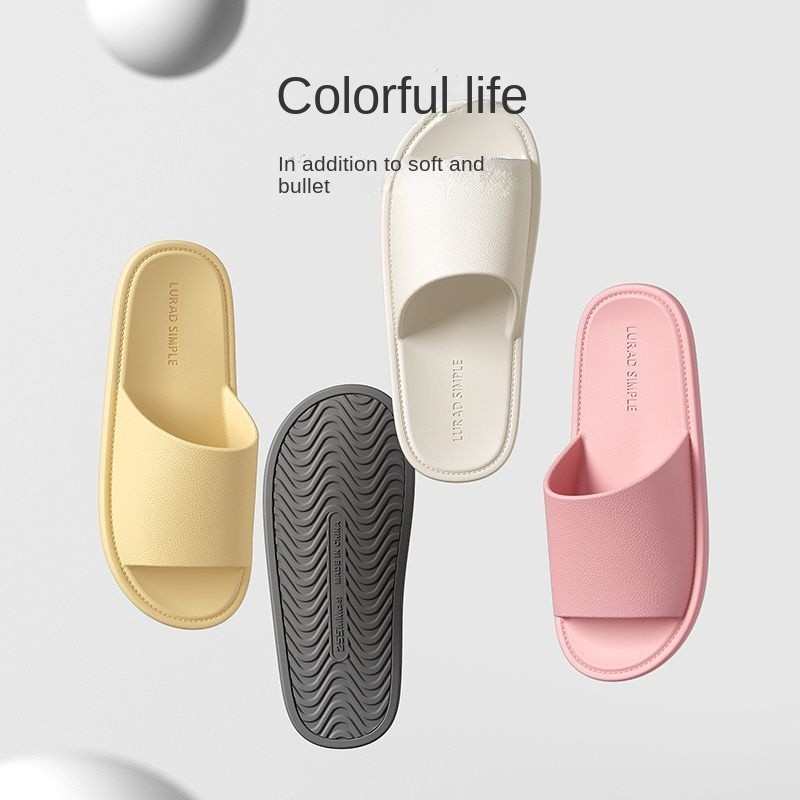 รองเท้าแตะอาบน้ําคุณภาพสูง EVA น้ําหนักเบารองเท้าแตะในร่มโรงแรมระดับห้าดาวรองเท้าแตะเฉพาะบ้าน Anti-Slip Mute Antibacter - รูปที่ 4