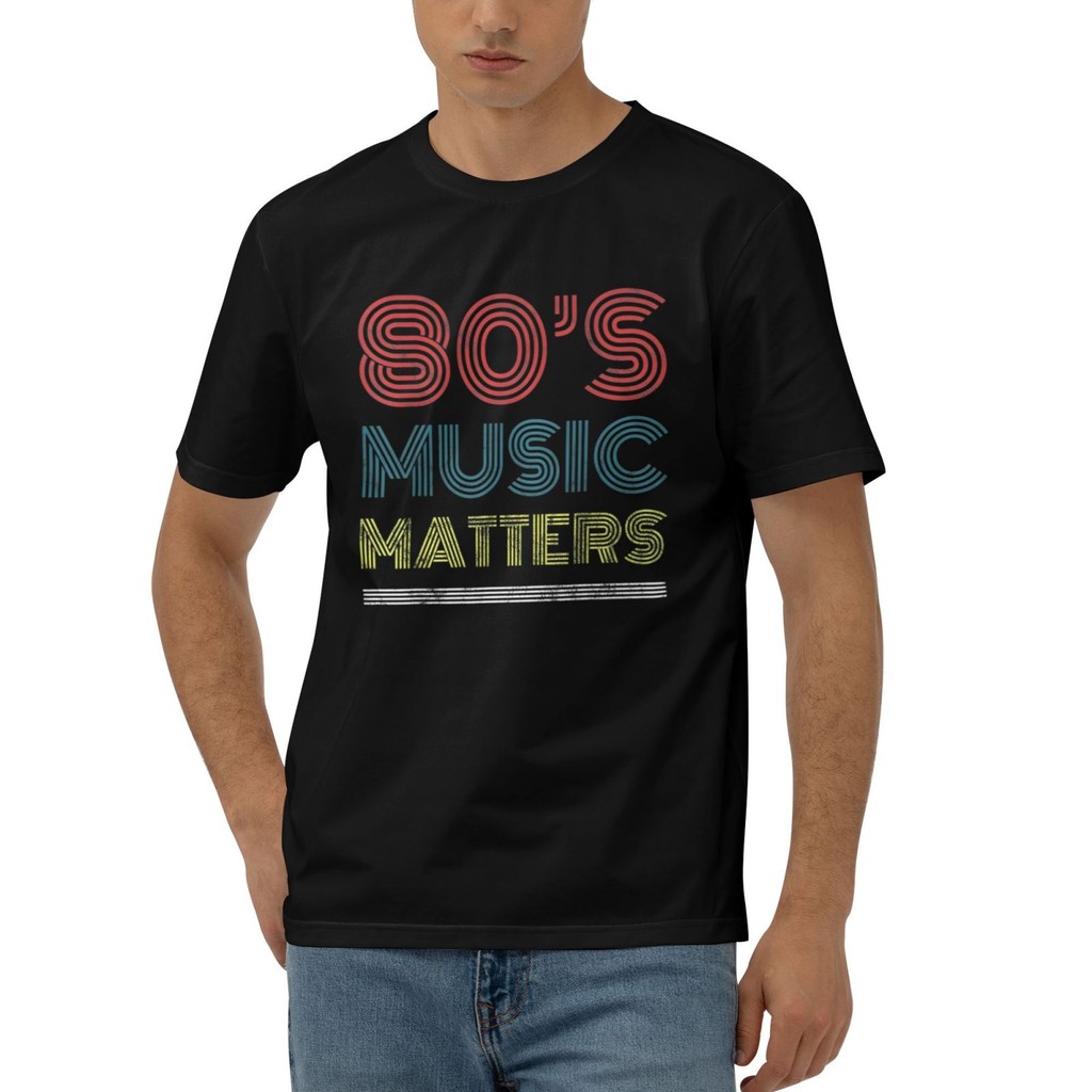 Vine 80S Style Retro 80S Music Matters Good Product Mens Tops