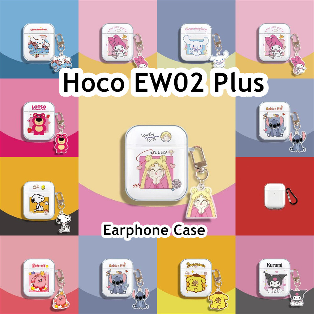 READY STOCK!นําไปใช้กับ Hoco EW02 Plus เคส Case เคสหูฟัง การ์ตูนสร้างสรรค์ ซิลิโคนนุ่ม เคส เคสหูฟัง