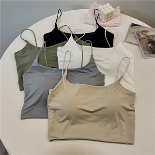 DODO#เสื้อสายเดี่ยว เสื้อชั้นใน บราใส่สบายไร้โครง สปอร์ตบรา …