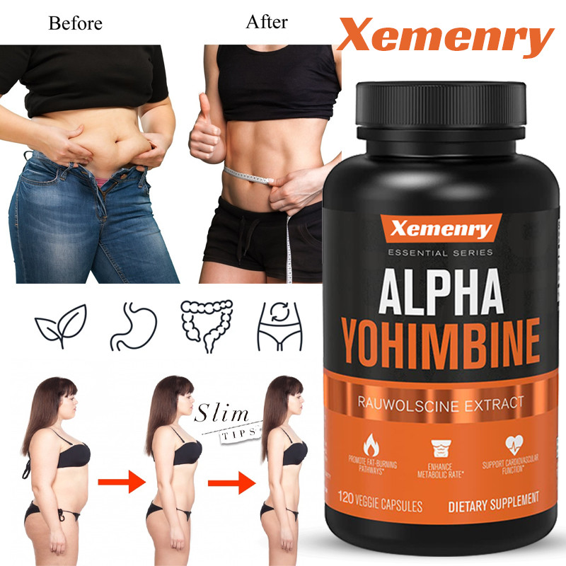 Xemenry Alpha Yohimbe - อาหารเสริม Thermogenic และ Metabolic ธรรมชาติ 30/60/120 แคปซูล