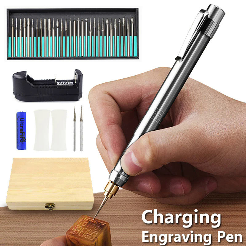 3.7V Cordless Recharge Engraver Electric Pen Electric Drill For Engraving Drilling Drills Dremel Min
