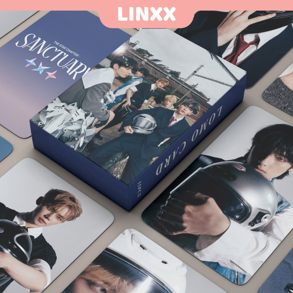 Linxx 55 ชิ้น TXT The Star Chapter: SANCTURARY การ์ดเลเซอร์โฮโลแกรม Kpop Photocards ชุดโปสการ์ด