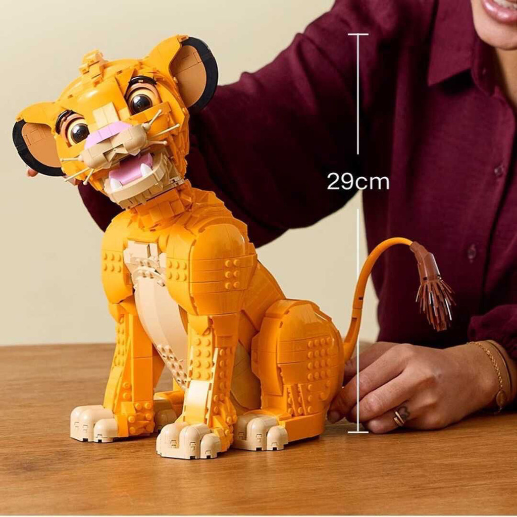 สินค้าใหม่อาคารบล็อกของเล่น Lion King Simba Series 43247 เด็กการศึกษาประกอบอาคารบล็อกของเล่นของขวัญเ