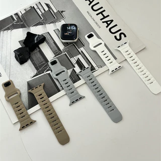 สายนาฬิกาซิลิโคนสำหรับ for Apple Watch 49 มม 44 40 42 38 46 มม.นาฬิกา for Iwatch Ultra/SE 3 2 Series 11 10 9 8 7 SE 6 5