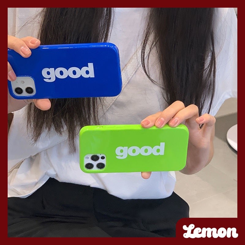 [Lemon] เคสโทรศัพท์มือถือนิ่ม กันกระแทก พิมพ์ลายตัวอักษร สีน้ําเงินเข้ม แวววาว เรียบง่าย สร้างสรรค์ สําหรับ iPhone 14 14pro 14promax 14plus 13promax 13pro 13 7 8 7plus 8plus 11 12 X XS XR XSMAX 12pro 111promax 12promax12promax /