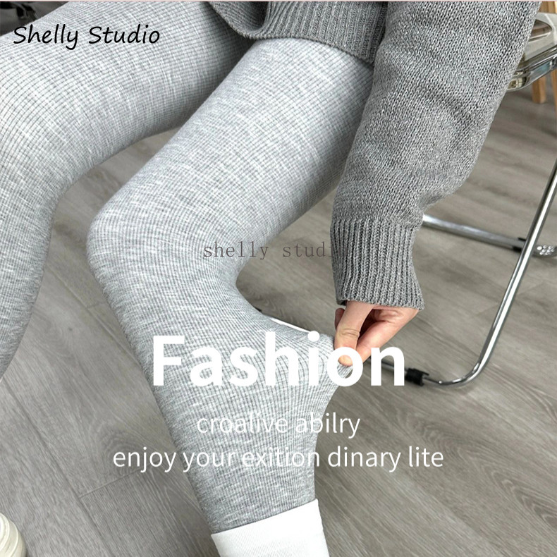 ผู้หญิงฤดูใบไม้ร่วงฤดูหนาว All-in-one กางเกง Plush หนากางเกงขายาวกางเกง Pantyhose