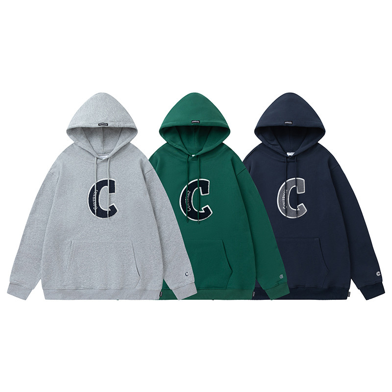 ❤❀ [คลังสินค้าพร้อม] ❤ แฟชั่น Covernat Hoodie Letter เย็บปักถักร้อยแขนยาวผ้าฝ้าย Hoodies Unisex