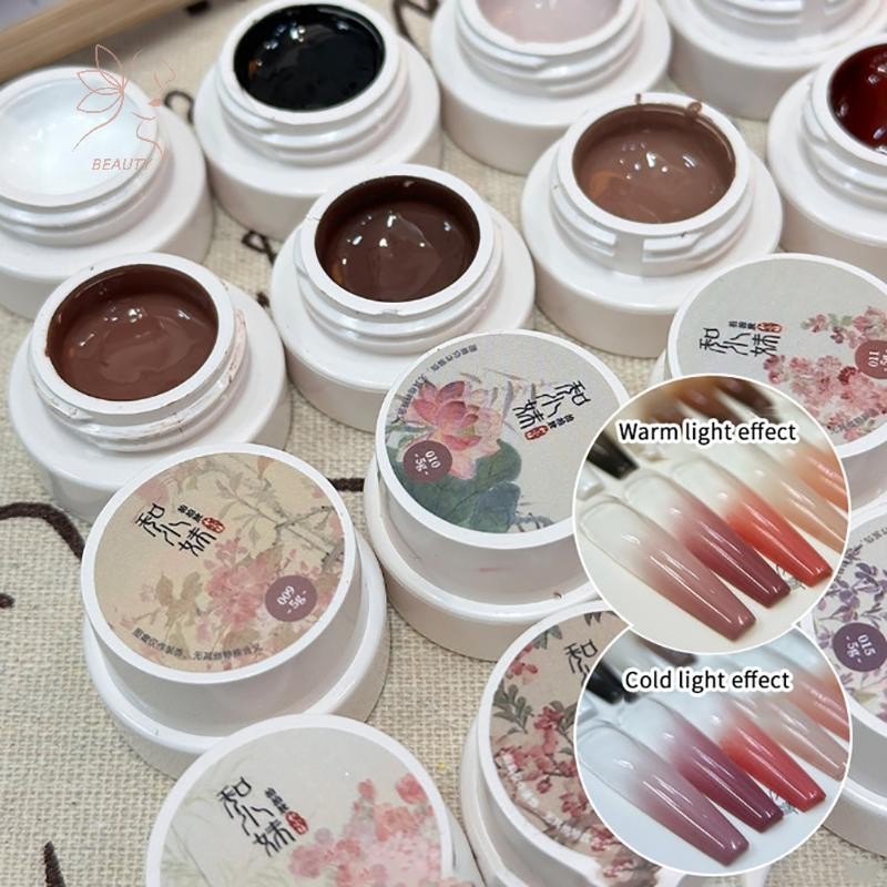 [maybeauty] 5g Nail Art Patg Glue Nail Polish ทนทาน Patg Color Nails Paing Glue High Saturation Wash Free Gradable {TH}