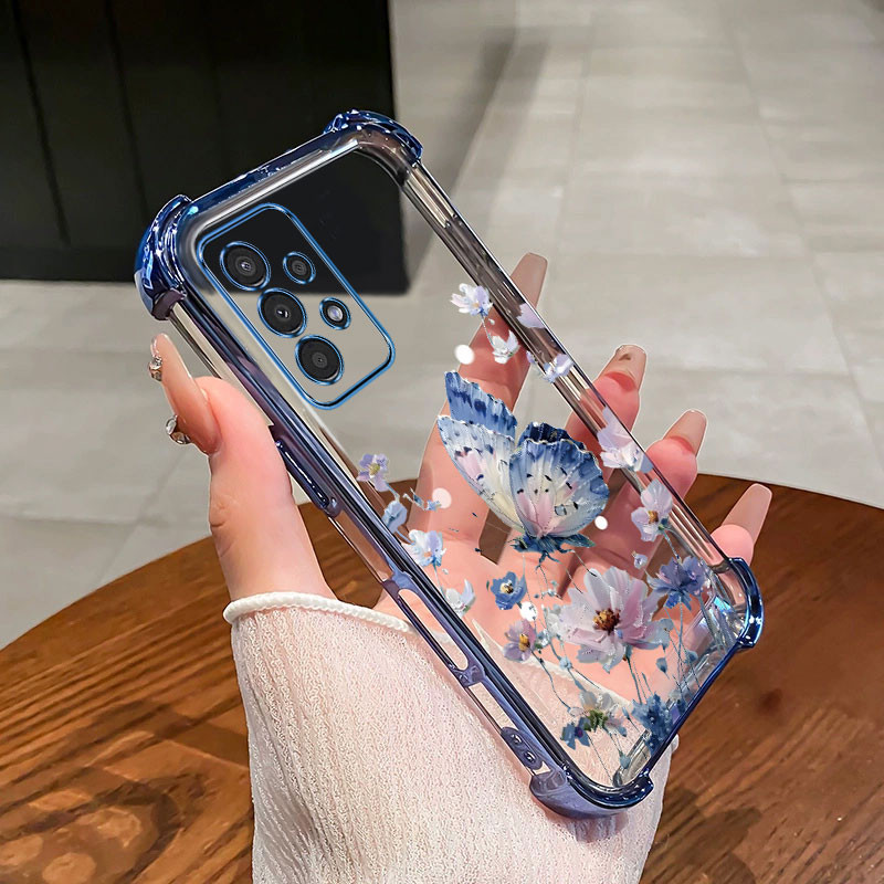 ปลอก Samsung A13 4G A23 A33 A53 A73 5G เคสโทรศัพท์สําหรับสาว 2025 ใหม่ Soft Anti fall เกราะป้องกันน่ารัก LSHD