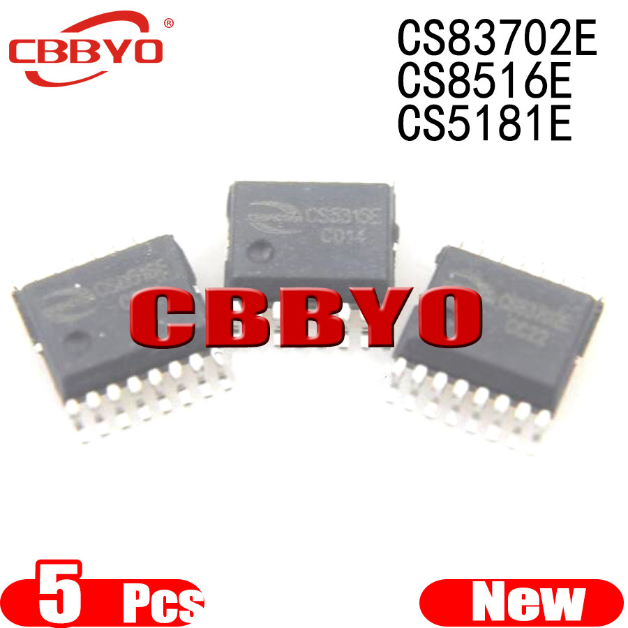 5 ชิ้นใหม่เอี่ยม CS83702E CS8516E CS5181E SOP-16