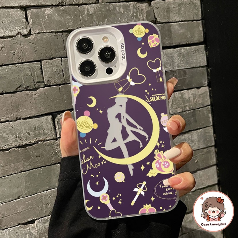 🔥ส่งจากไทย🔥เซเลอร์มูนเปลี่ยนรูป เคส IPhone 16 11 15 14 13 Pro Max XR 13 12 Pro 7 8Plus SE X Xs Max การ์ตูน Labubu - รูปที่ 3