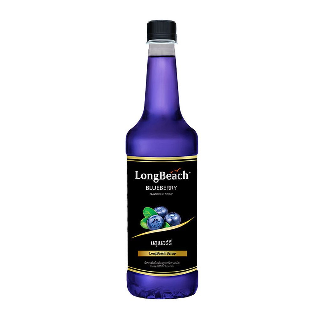 Longbeach Blueberry Syrup ลองบีช ไซรัป กลิ่นบลูเบอร์รี่ 740 ml.(05-6473)