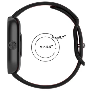 สายนาฬิกา Redmi watch 4 5 6 สายสมาร์ทนาฬิกาข้อมือ Xiaomi Mi Band 8 9 10 Pro สายยางซิลิโคนสายรัดข้อมือเปลี่ยนสายรัดข้อมือ
