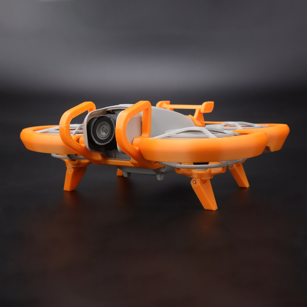 กันชนกิมบอลสําหรับ DJI NEO Crash Bar,NEO พับเพิ่มความสูง Kickstand, ชุดแหวนป้องกันหาง