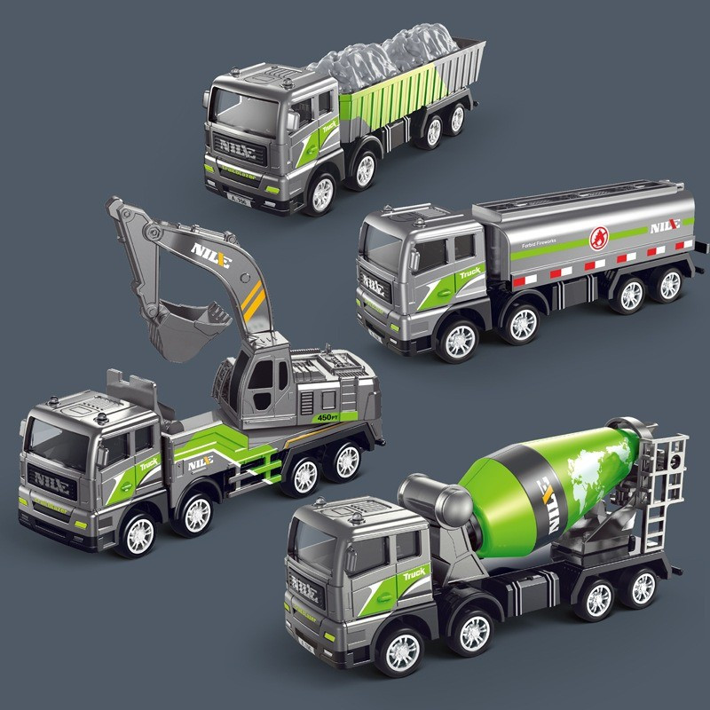 🚚รถของเล่น รถของเล่นแรงเฉื่อย  รถก่อสร้าง  รถบรรทุก  รถโม่ปูน Engineering series car มีหลายแบบให้เลือกได้
