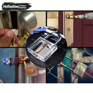 ปลดล็อค LockPractice Pick Set Key Extractor Padlock Lockpick Tool