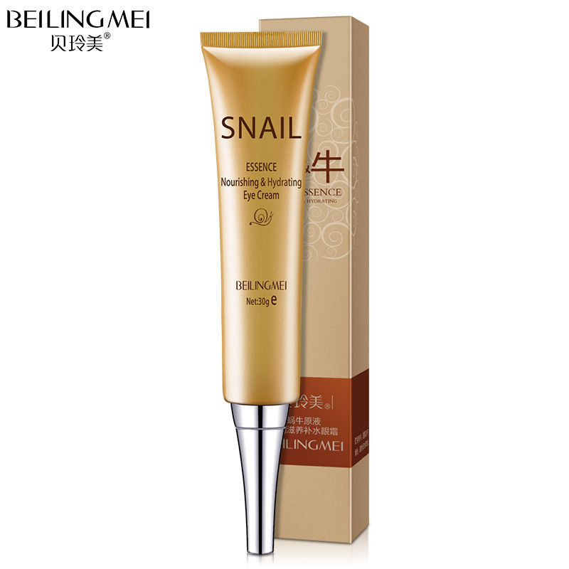 Beilingmei สินค้าของแท้ Snail Liquid Eye Cream Moisturizing Moisturizing Eye Mask Eye Care