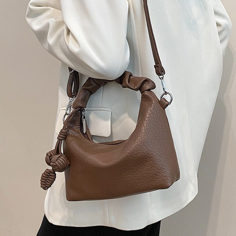 Mousoon High Sense MiuMiu Bag Underarm Bag Womens New Special-Interest Design Shoulder Crossbody Portable Dumpling Bag