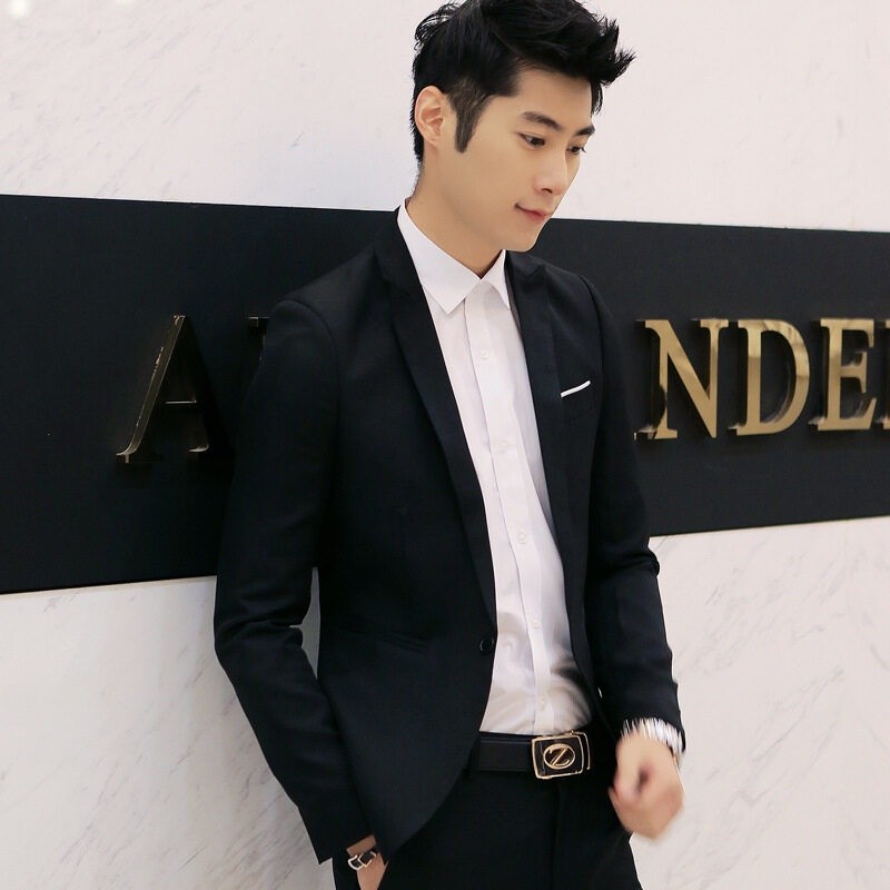 เสื้อสูท เสื้อคลุมผู้ชาย สูทงานแต่ง ใส่ทำงาน รูปที่ 2