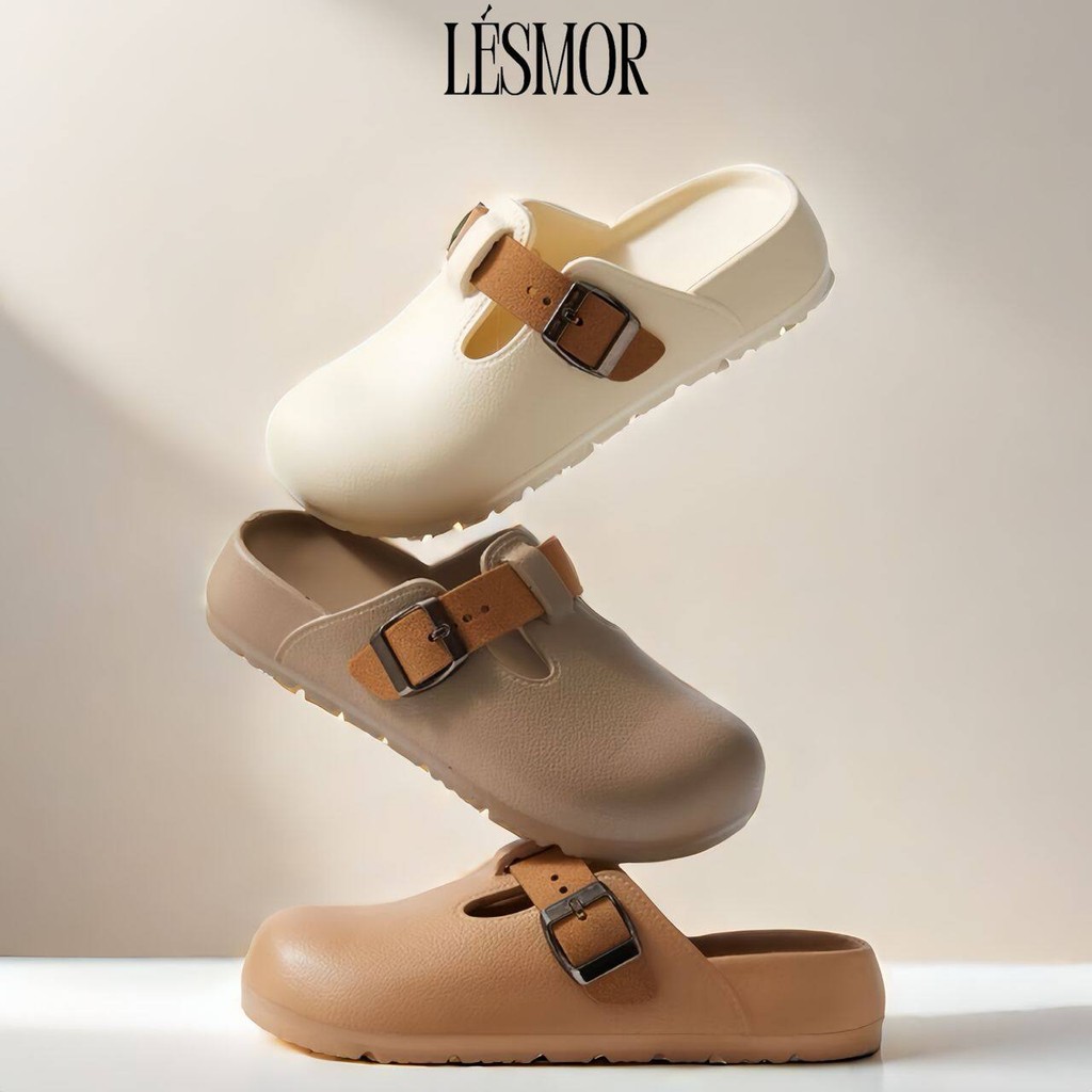 Everyday wear rubber Berkin style slip on shoes