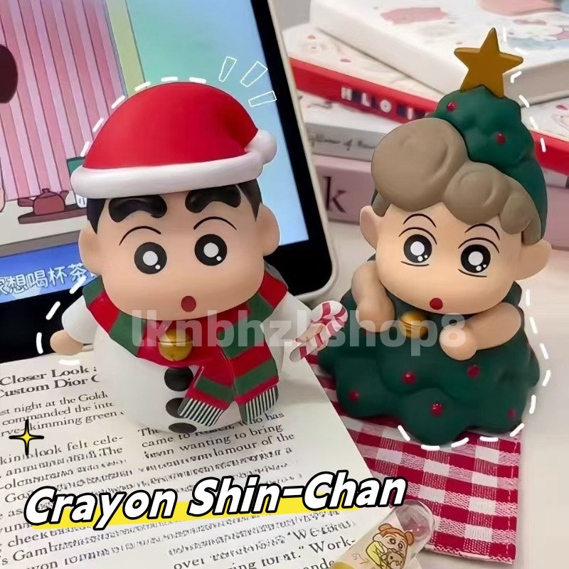 พร้อมส่ง Christmas Crayon Shin-Chan โมเดลชินจัง เครื่องประดับต้นคริสต์มาส ตุ๊กตาน่ารักของขวัญคริสต์มาส