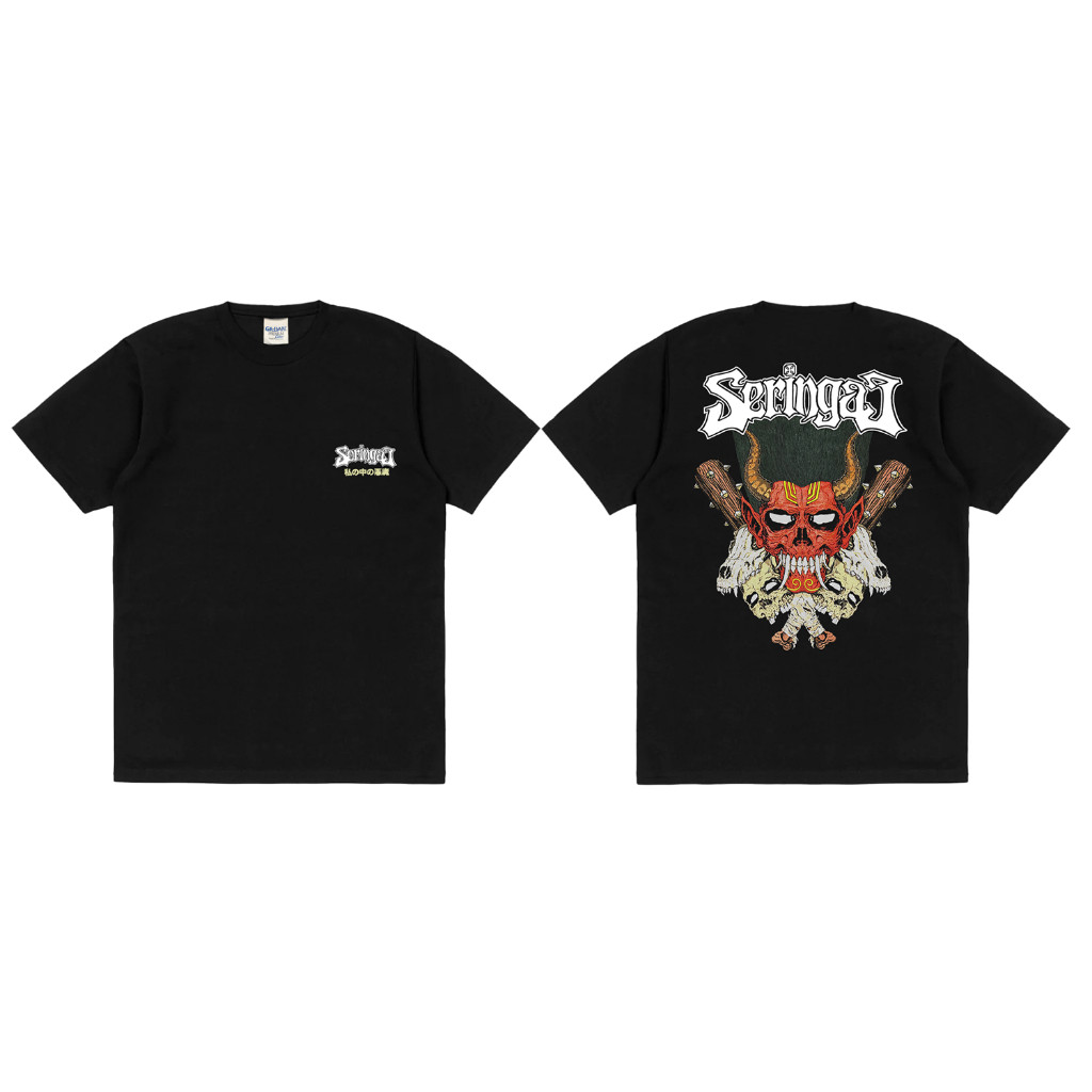 ORIGINAL Rockerstar เสื้อยืด Band Seringai Akuma