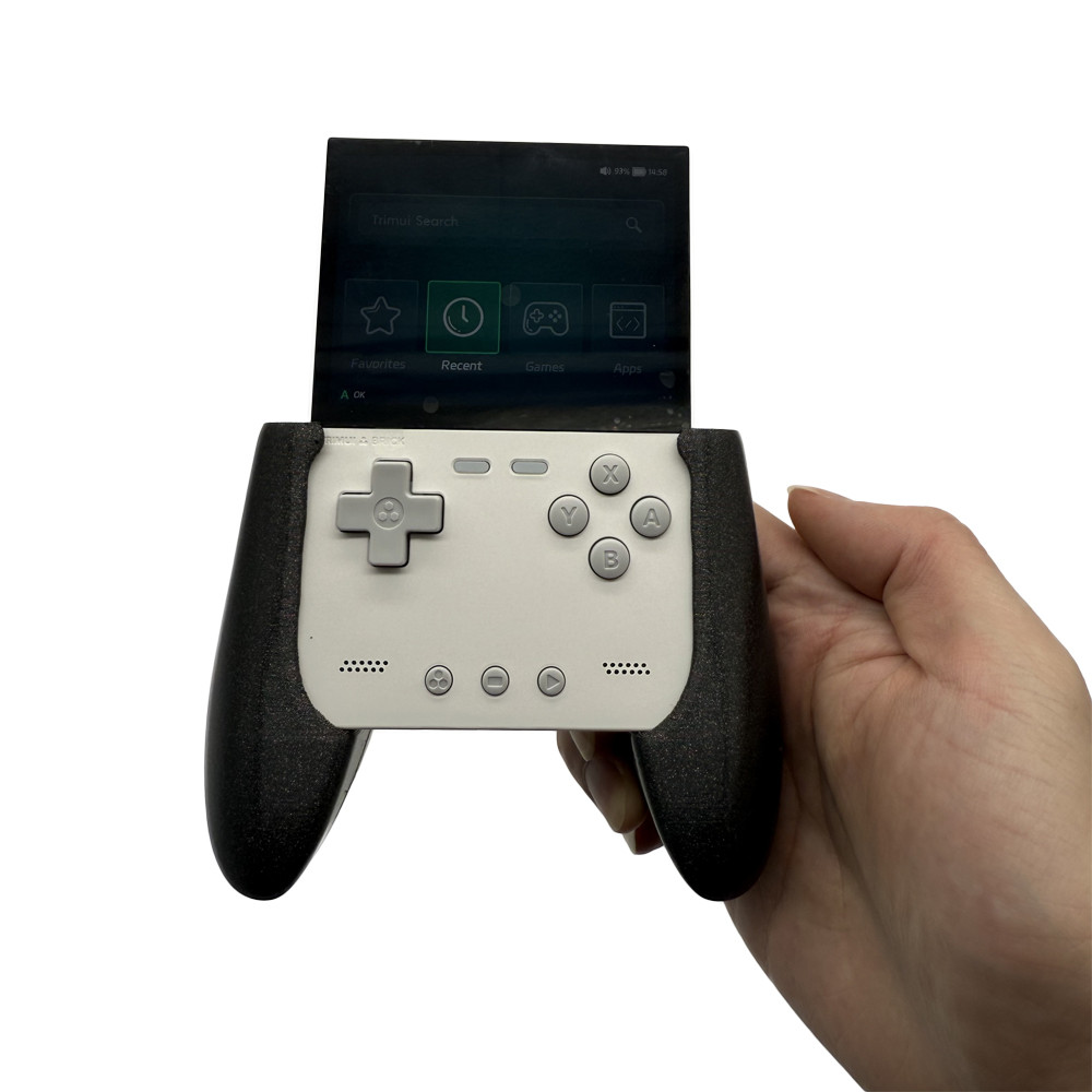 สําหรับ Trimui อิฐ Handle Controller DIY Controller 3D พิมพ์ Grip Handle สําหรับ Trimui อิฐเกมคอนโซล Holding Handle การออกแบบตามหลักสรีรศาสตร์