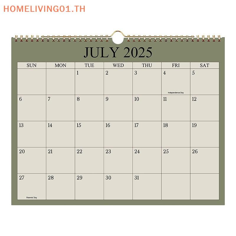 Onehome Simple Office Wall Calendar Daily ปฏิทินรายเดือนบ้านแขวนบันทึกขนาดใหญ่ปฏิทินครอบครัว Wall Planner Schedule Board TH