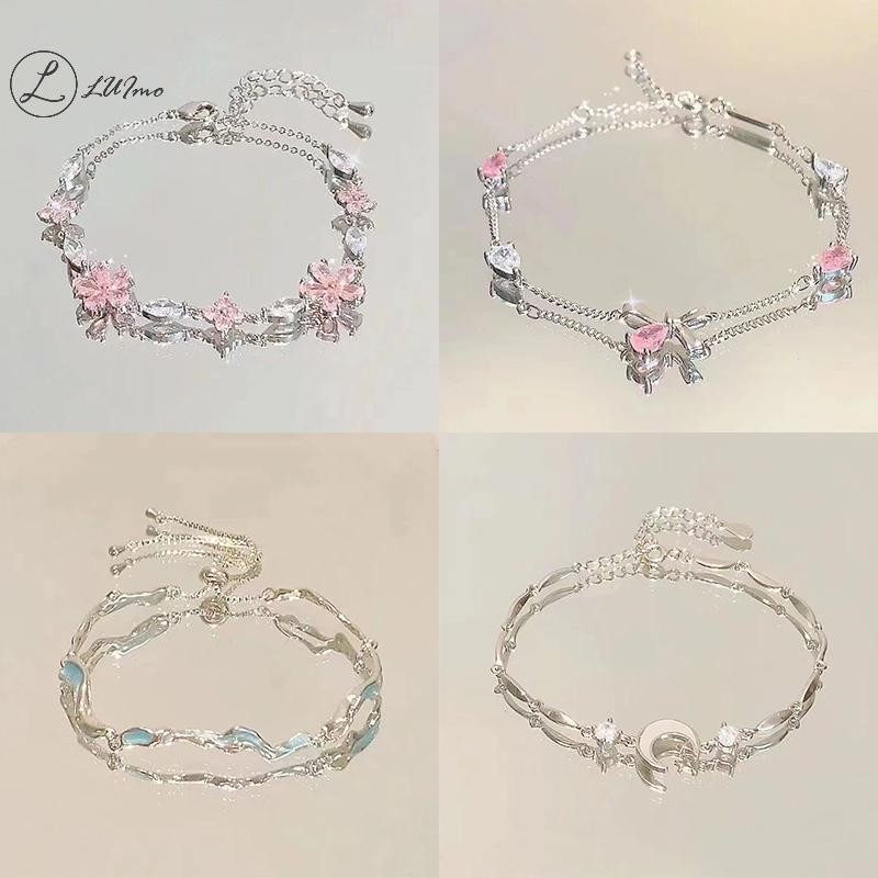 LUImo แฟชั่นประณีตปรับ Charm สร้อยข้อมือผู้หญิงประณีตคุณภาพสูง Vintage เครื่องประดับอุปกรณ์เสริมของขวัญใหม่