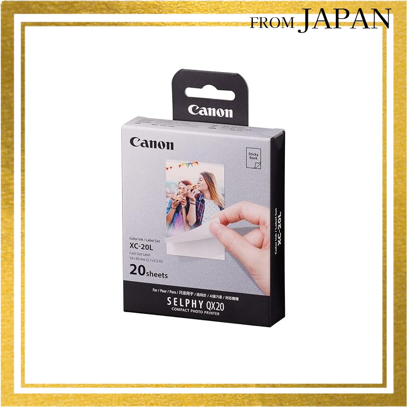 Canon QX20 Dedicated Color Ink/Label Set XC-20LDirect from Japan
