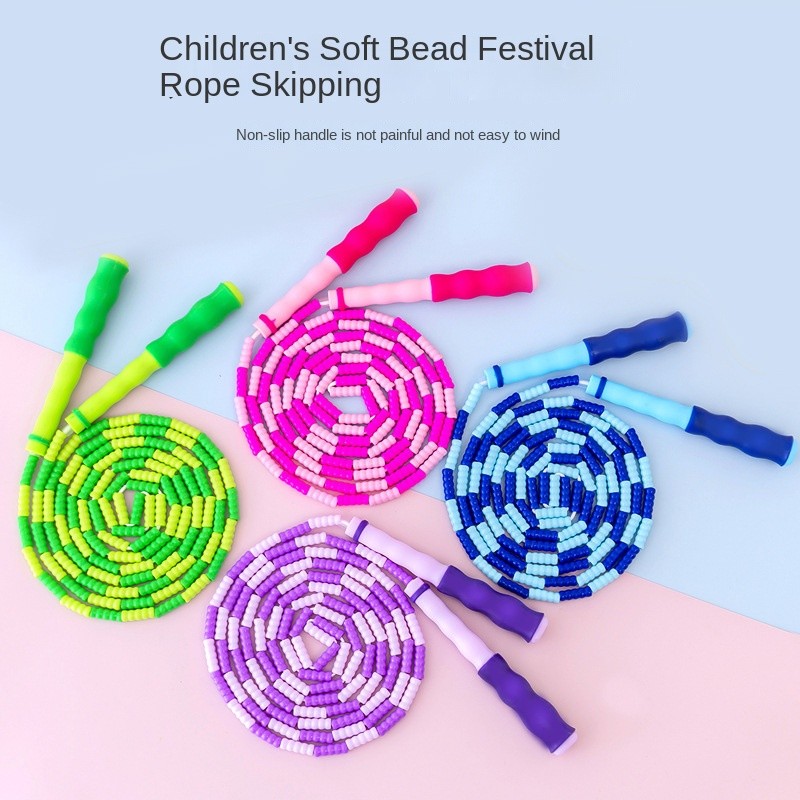 G049 - เชือกกระโดดสำหรับเด็ก เชือกกระโดดสีสันสดใส  อุปกรณ์ออกกำลังกาย พร้อมส่ง