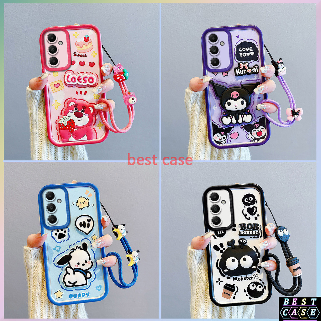 เคส Samsung A55 5G การ์ตูนน่ารักเคสโทรศัพท์นุ่มสามมิติรูปตุ๊กตา BB-TYGZ