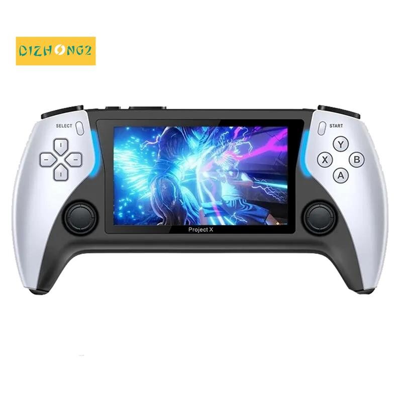[dizhong2]Project X เกมคอนโซล 4.3 นิ้ว 8GB เกมคอนโซลมือถือรองรับสําหรับ PS1 MAME GBA GBC GB NES Emul