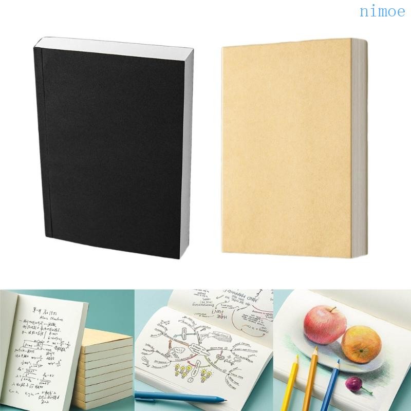 Nio สมุดสเก็ตช์ภาพหนาสําหรับการวาดภาพร่าง 368Pages สมุดบันทึกหนาสมุดบันทึกสมุดบันทึก Notepads