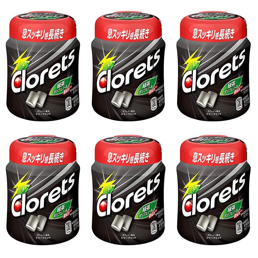 Mondelez Clorets Clorets XP Sharp Mint Bottle R 140g x 6 pieces