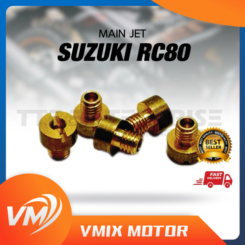 SUZUKI RC80 MAIN JET KARBURETOR MAINJET RC80