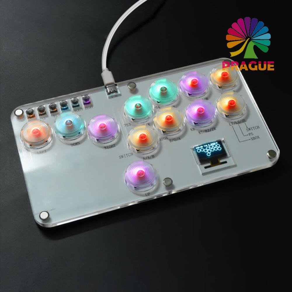 Arcade Fightstick 12Keys All-Button Stickless Arcade Stick สําหรับ PC/PS4/PS3/Switch [prague.th] - รูปที่ 3