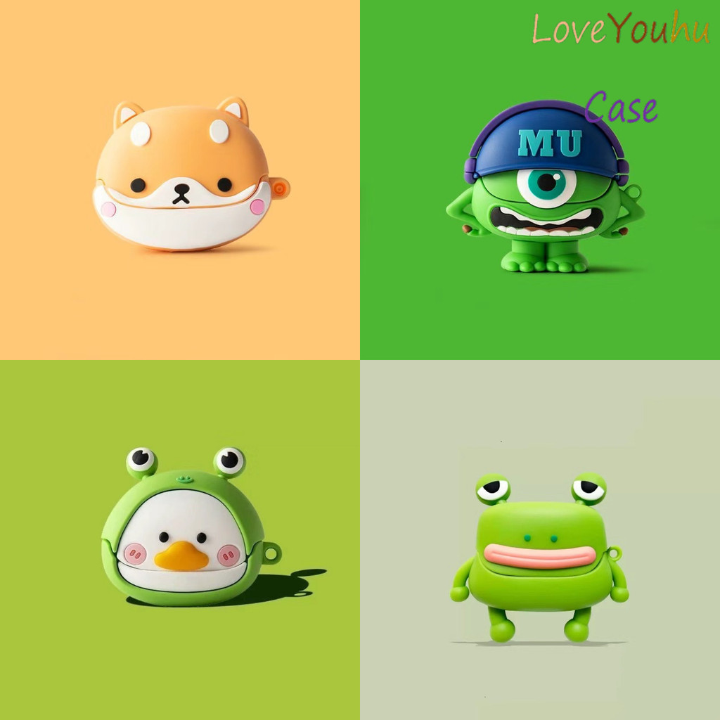 Loveyouhu สําหรับ SoundCore K20i เคส Case เคสหูฟัง ลายเป็ดตาโตชิบะอินุน่ารัก