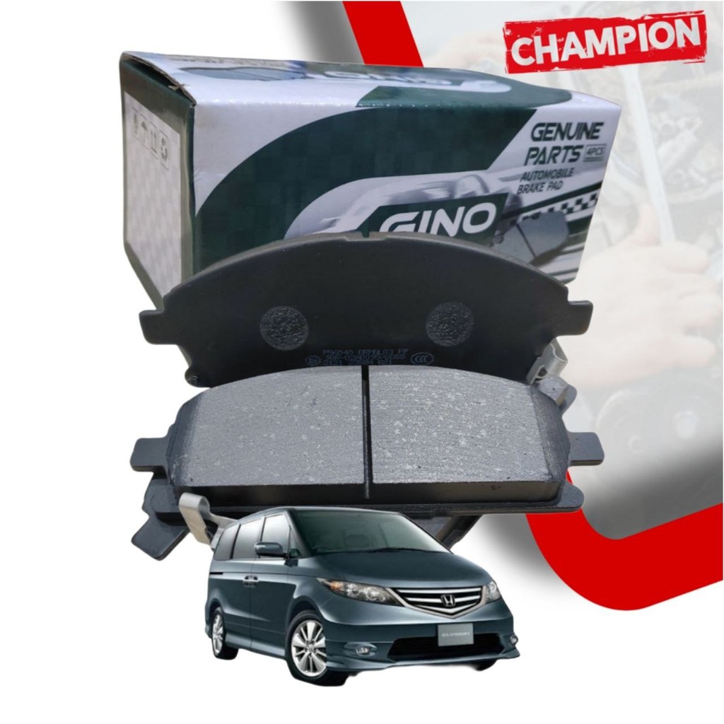 ผ้าเบรก GINO สําหรับ HONDA ELYSION RR1 RR3