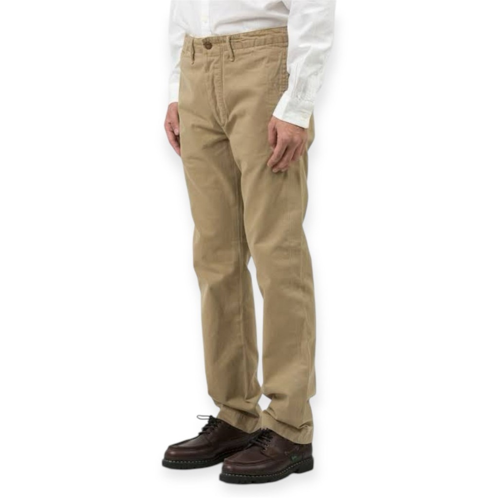 RRL BY RALPH LAUREN OFFICER FLAT FRONT CHINO | RRL CHINO PANTS BY RALP LAUREN | ยูโรเปียน ขนาด