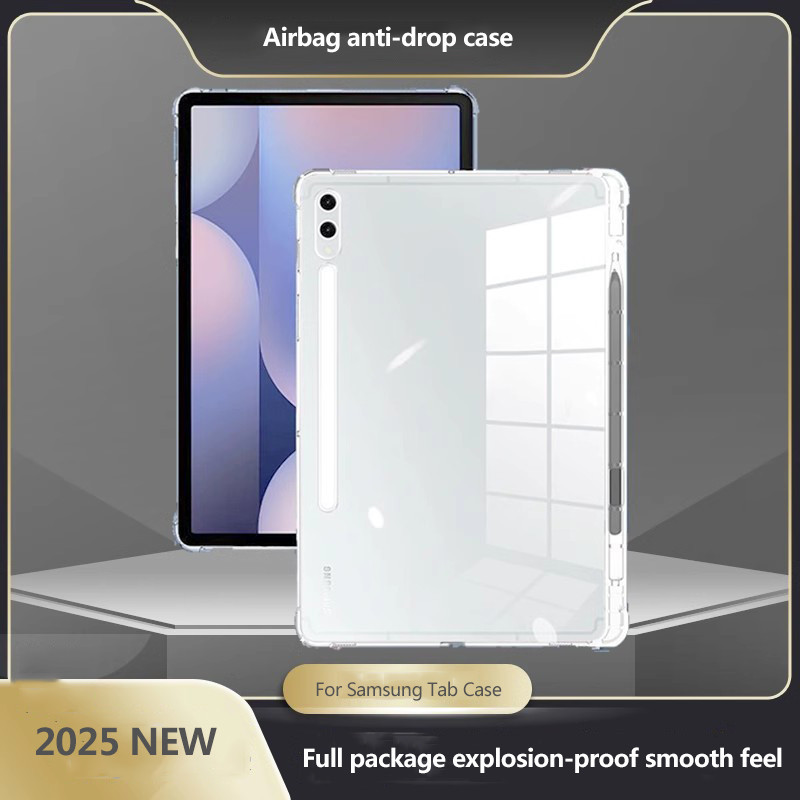 Clear Soft TPU สําหรับ Samsung Tab S10FE + 13.1/S10 FE 10.9 “2025 SM-X620 X626B S10 FE SM-X520 X526B S10 Ultra S10+ S9 FE Plus S8Plus S7 ปากกา – โปรปัง