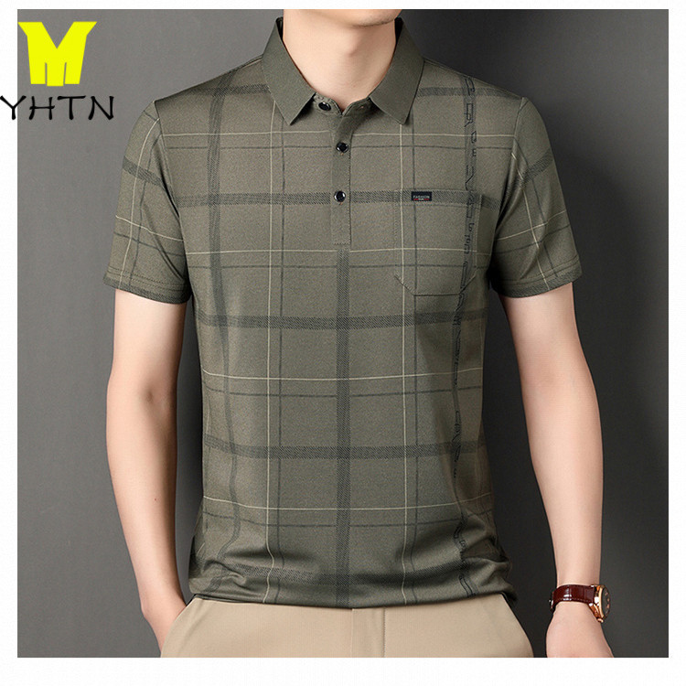 YHTN โปโล ฤดูร้อน แฟชั่น เสื้ิอโปโล สะดวกสบาย polo polo shirt โปโลชาย
