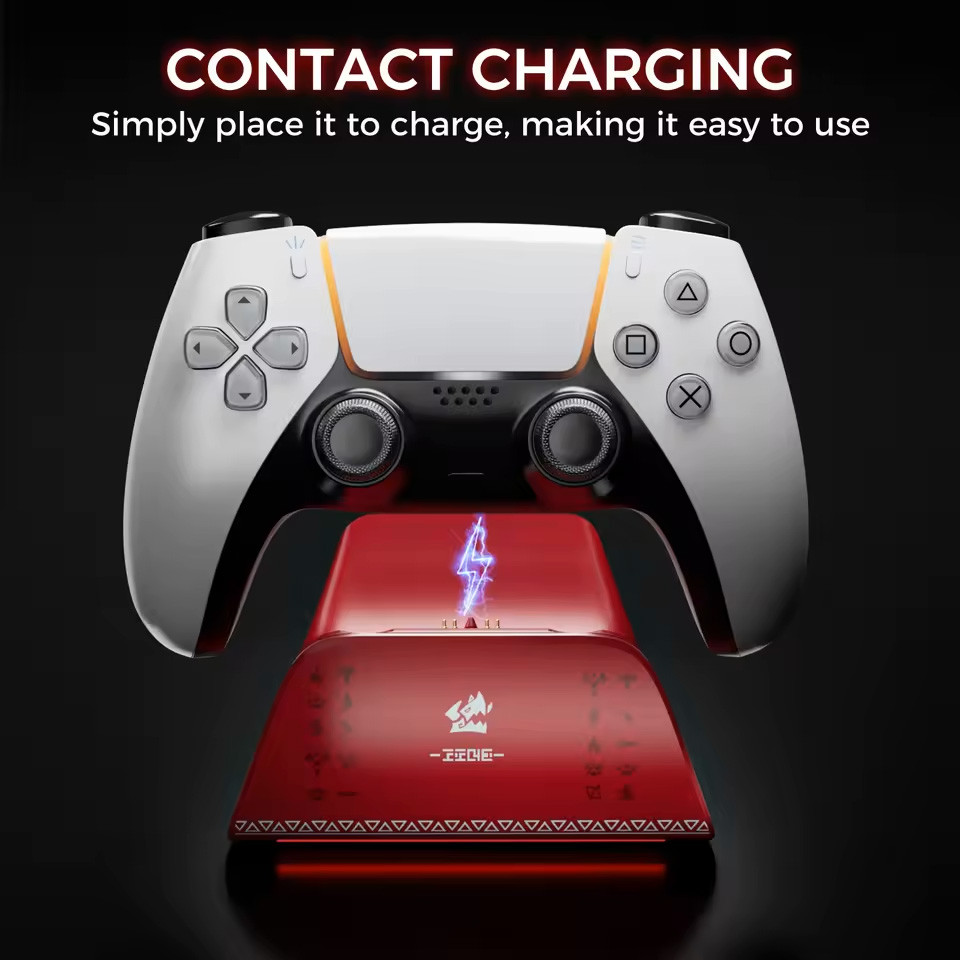 Limited Monster Hunter สําหรับ PS5 Controller Shell Cover Playstation 5 กรณีเปลี่ยนสถานีชาร์จ Fast Charging