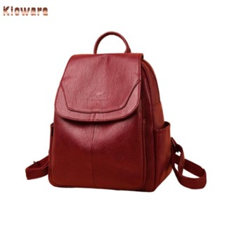 Kloware PU Leather Women Backpack School Backpack School Bag…