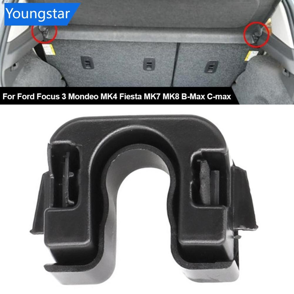 FFY รถด้านหลัง Boot Trunk โหลดฝาครอบพัสดุชั้นวางคลิป Pivot Auto Bracket Mount สําหรับ Ford Focus 3 Mondeo MK4 Fiesta MK7 MK8 B-max C-max
