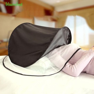 บลูเวลเวท มุ้งกันยุงใบหน้า,ฝาครอบไล่ยุงใบหน้าระบายอากาศพับได…