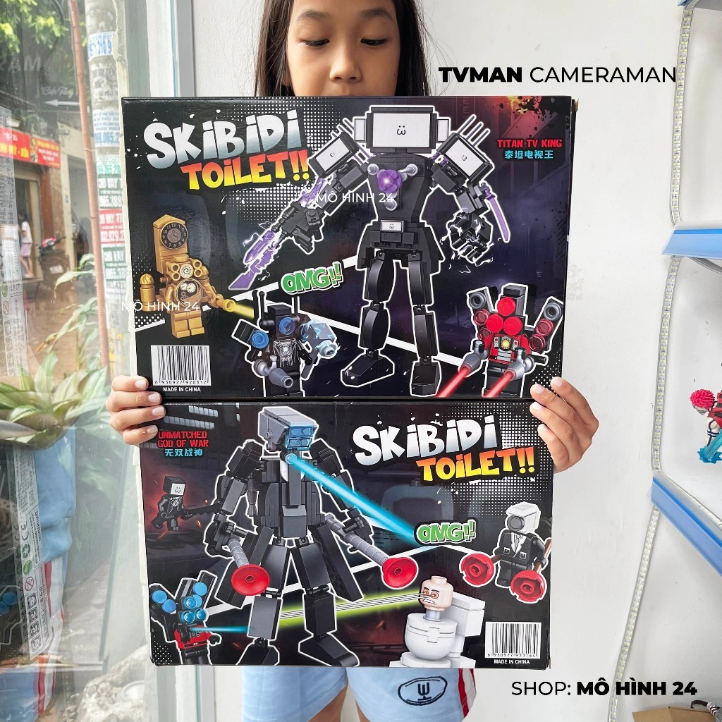 กล้อง Man และ TV Man กล้องman tvman ปริศนาชุดของเล่นใน Skibidi Toilet titan TV king CAMERAME 3316 20