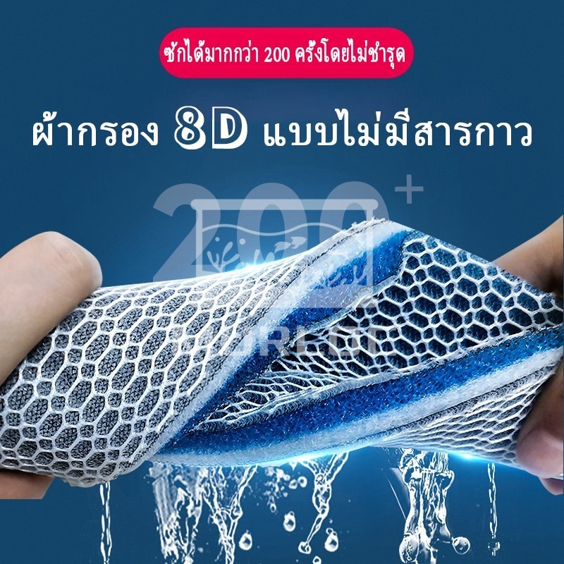 แผ่นโฟมฟองน้ำกรองน้ำ 8D ใยกรองนาโน ฟิลเตอร์ตู้ปลา ขี้ปลา เศษอาหาร น้ำใสสะอาดกว่าเดิม!